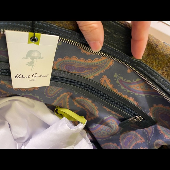 Robert Graham Washburn bag with Millerain wool used once - Picture 8 of 8